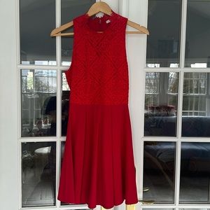 Francesca’s red dress XS.